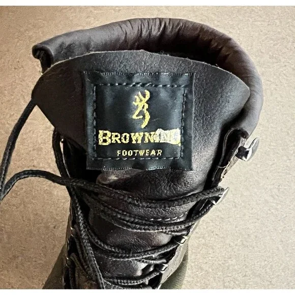 Browning 10IN Kangaroo Hunting Boots Leather Upper Men's Size 11M Made in USA - Picture 4 of 6